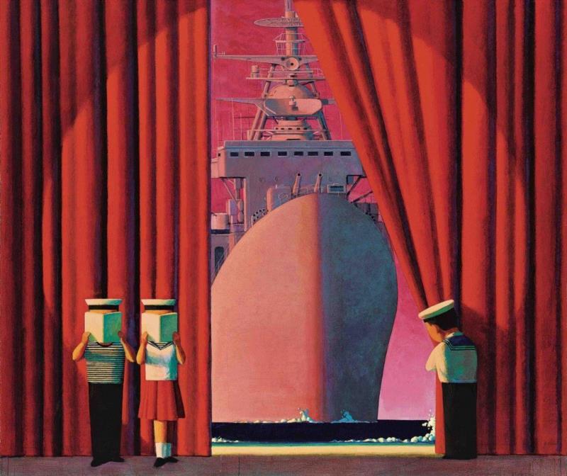 《无题》，1997-1998,新闻 | 卓纳画廊宣布代理艺术家刘野,刘野,卓纳,丙烯,书本,蒙德里安,绘画,威尼斯双年展,香港,文学,包豪斯