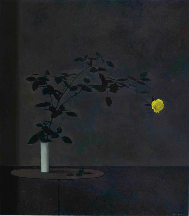 《花1号》，2011-2012,新闻 | 卓纳画廊宣布代理艺术家刘野,刘野,卓纳,丙烯,书本,蒙德里安,绘画,威尼斯双年展,香港,文学,包豪斯