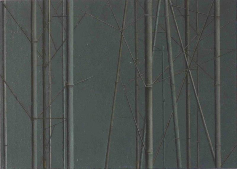 《竹子的构图4号》，2011,新闻 | 卓纳画廊宣布代理艺术家刘野,刘野,卓纳,丙烯,书本,蒙德里安,绘画,威尼斯双年展,香港,文学,包豪斯