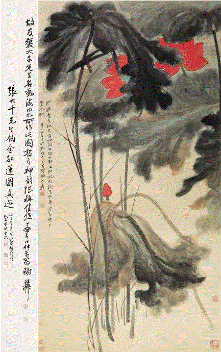 国画大师的荷花精品，欣赏与临摹都需要！,荷花,国画,画荷,黄永玉,潘天寿,画荷王同君,江宏伟,谢天赐,卢东,韩莉