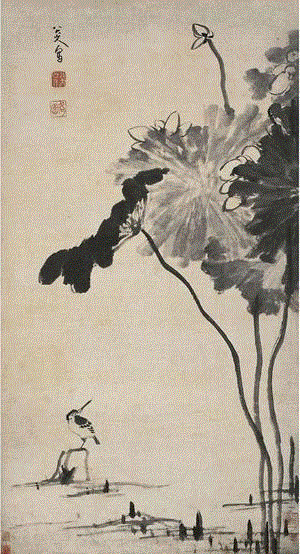 八大山人的荷花,国画大师的荷花精品，欣赏与临摹都需要！,荷花,国画,画荷,黄永玉,潘天寿,画荷王同君,江宏伟,谢天赐,卢东,韩莉