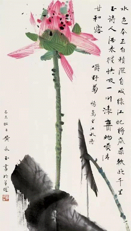 李魁正 画荷,国画大师的荷花精品，欣赏与临摹都需要！,荷花,国画,画荷,黄永玉,潘天寿,画荷王同君,江宏伟,谢天赐,卢东,韩莉