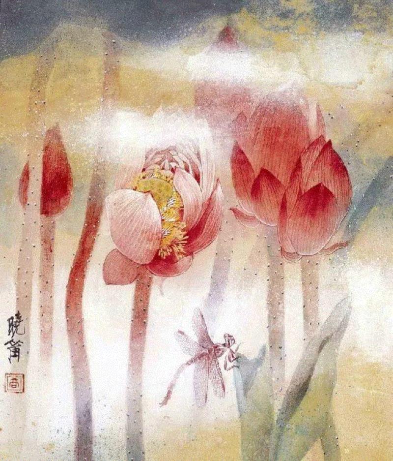 王同君 画荷,国画大师的荷花精品，欣赏与临摹都需要！,荷花,国画,画荷,黄永玉,潘天寿,画荷王同君,江宏伟,谢天赐,卢东,韩莉