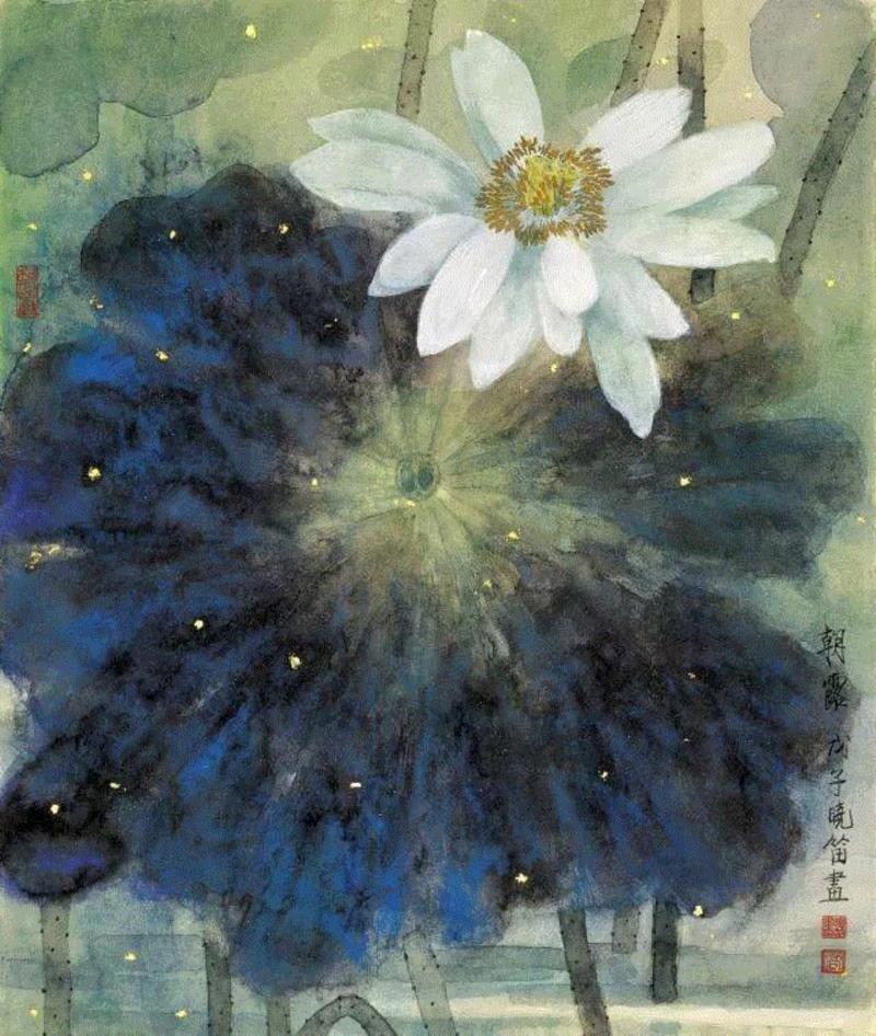 王玉钰 画荷 曹俊 画荷,国画大师的荷花精品，欣赏与临摹都需要！,荷花,国画,画荷,黄永玉,潘天寿,画荷王同君,江宏伟,谢天赐,卢东,韩莉