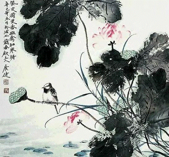 贾俊春 画荷 李辉 画荷李辉 画荷 李魁正 画荷卢东 画荷 卢东 画荷