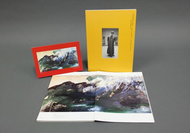 本幅在旧金山大学之〈张大千在加州〉展中首度公开展出，刊于目录，并曾制为贺咭,【香港春拍】张大千《伊吾闾瑞雪图》首度曝光,张大千,香港,伊吾闾瑞雪图,张学良,伊吾,闾山,张作霖,陶鹏飞,瑞雪,长女