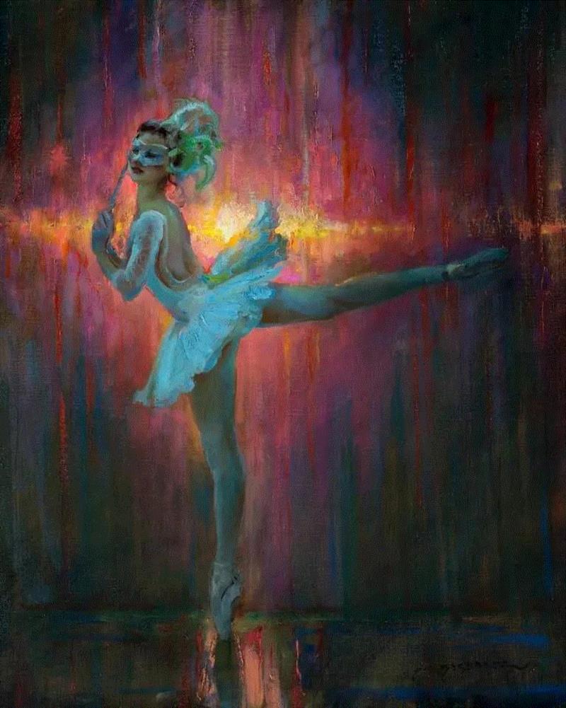 ?浪漫写实主义风格的油画作品,写实主义,油画,上方,Daniel,美国芝加哥艺术学院,女性,少女,牧场,田园诗,人物