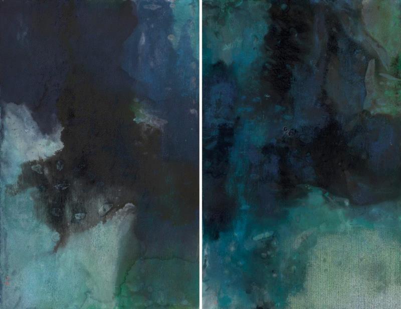 静（悟）II&nbsp; Quiet Realization II&nbsp;,亚洲展讯 | 容 - 洪祝安个展（台北）,洪祝安,台北,亚洲,展讯,新加坡,水墨,宣纸,策展人,陈慧君,亚洲艺术中心