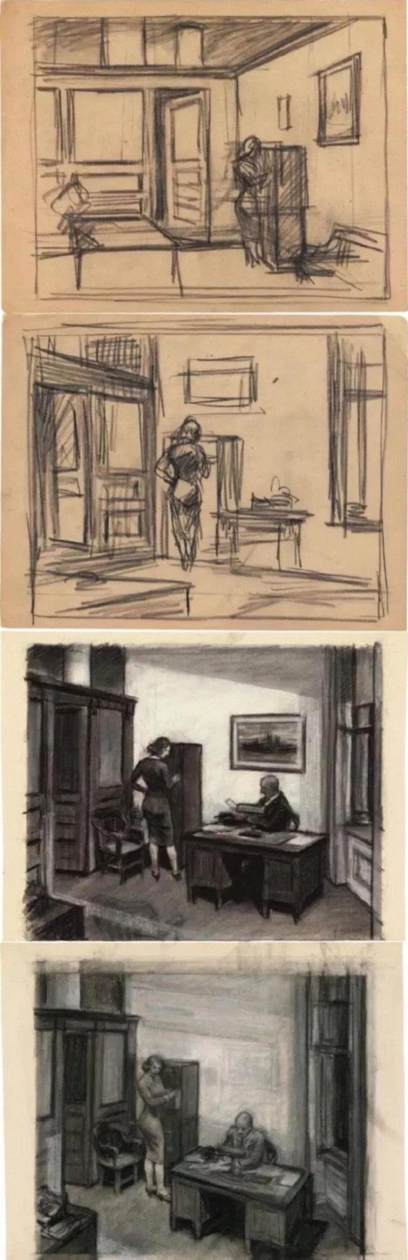 艺术大师的绝版手稿，收藏！,手稿,绝版,素描,透纳,上方,梵高,丢勒,素描手稿门采尔,速写集,同时代