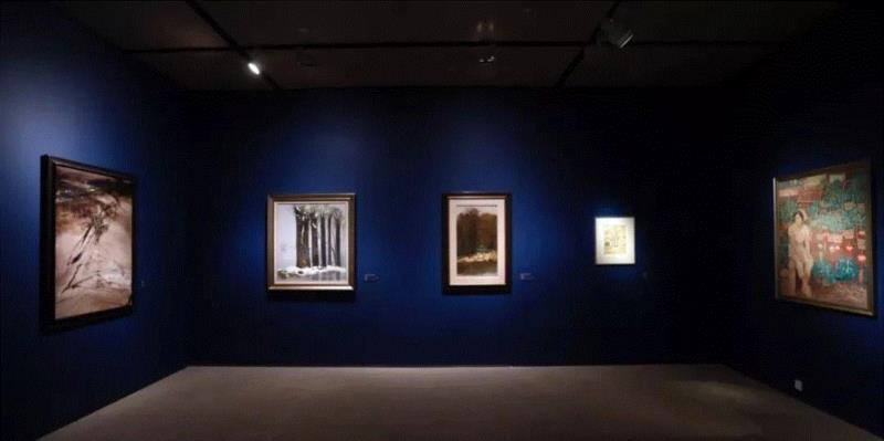 “先驱之路——留法大展”展览现场,从现代到当代,浪漫的巴黎对中国艺术的影响还留存多少?,巴黎,先驱,徐悲鸿,油彩,当年,常书鸿,林风眠,吕斯百,吴作人,刘海粟