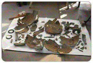 文物修复到底怎么修？,文物,漆器,器物,画心,青铜器,书画,颜色,案例,全色,彩绘