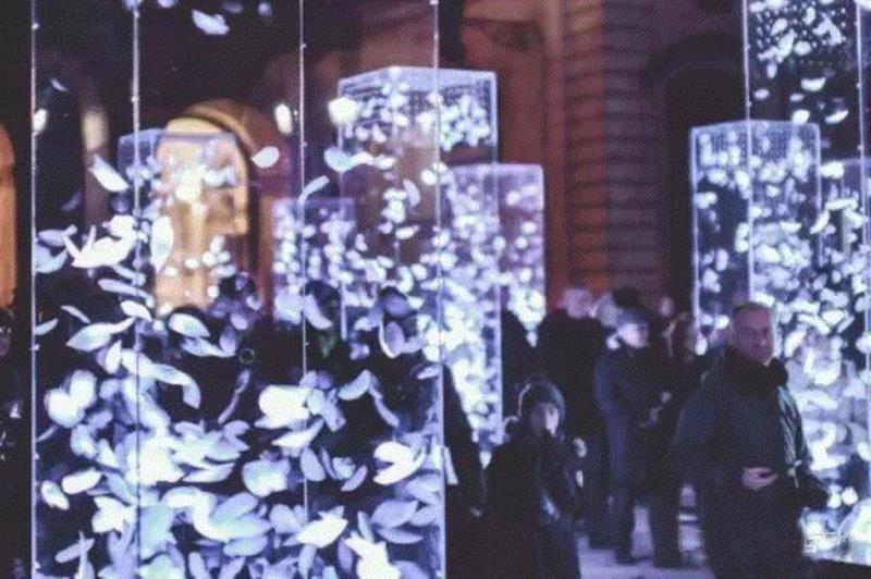 这些让人印象深刻的装置，都是玻璃艺术,装置,羽毛,材料,琉璃,水晶,建筑,灯光,宇宙,餐厅,Knapp