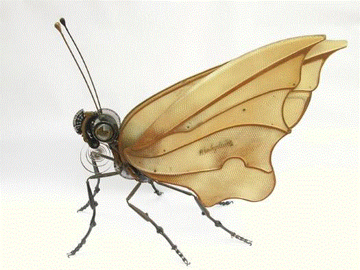 工艺丨从废旧的金属零件 到优雅的机械生命,零件,工艺,金属,机械,昆虫,上方,右上,法国,Martinet,学生们