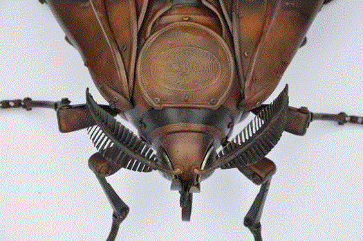 工艺丨从废旧的金属零件 到优雅的机械生命,零件,工艺,金属,机械,昆虫,上方,右上,法国,Martinet,学生们