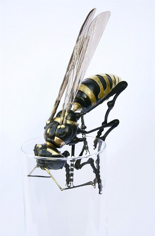 工艺丨从废旧的金属零件 到优雅的机械生命,零件,工艺,金属,机械,昆虫,上方,右上,法国,Martinet,学生们