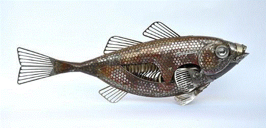 工艺丨从废旧的金属零件 到优雅的机械生命,零件,工艺,金属,机械,昆虫,上方,右上,法国,Martinet,学生们