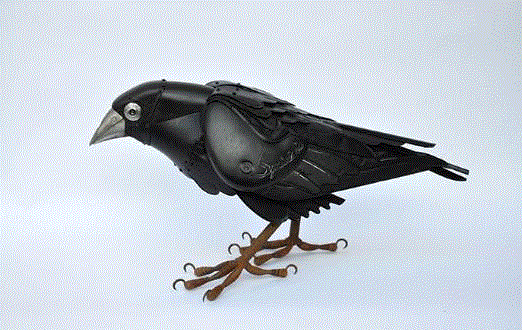 工艺丨从废旧的金属零件 到优雅的机械生命,零件,工艺,金属,机械,昆虫,上方,右上,法国,Martinet,学生们