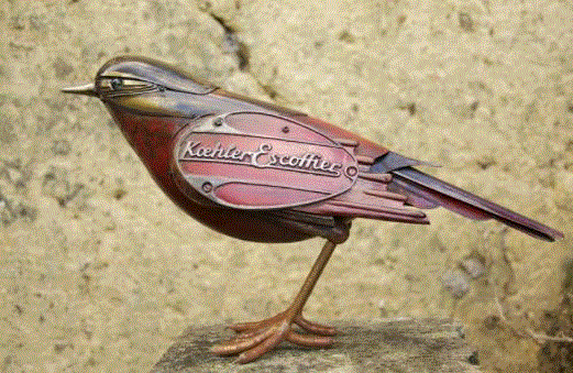 工艺丨从废旧的金属零件 到优雅的机械生命,零件,工艺,金属,机械,昆虫,上方,右上,法国,Martinet,学生们