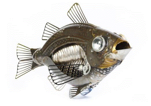 工艺丨从废旧的金属零件 到优雅的机械生命,零件,工艺,金属,机械,昆虫,上方,右上,法国,Martinet,学生们