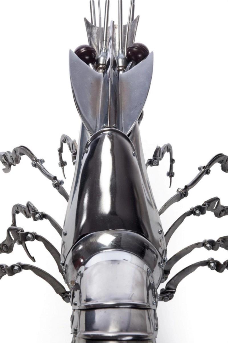 工艺丨从废旧的金属零件 到优雅的机械生命,零件,工艺,金属,机械,昆虫,上方,右上,法国,Martinet,学生们