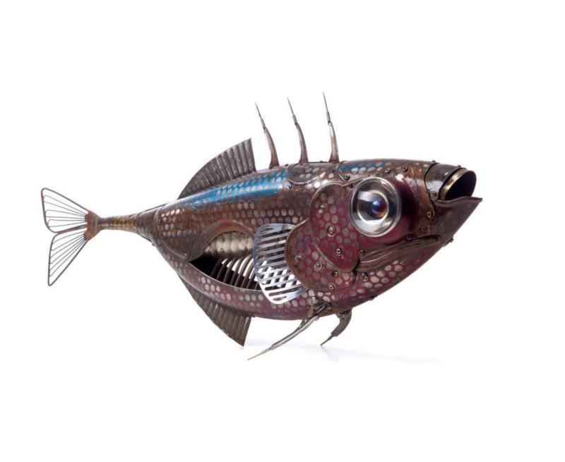 工艺丨从废旧的金属零件 到优雅的机械生命,零件,工艺,金属,机械,昆虫,上方,右上,法国,Martinet,学生们