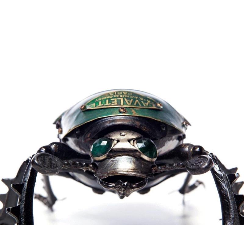 工艺丨从废旧的金属零件 到优雅的机械生命,零件,工艺,金属,机械,昆虫,上方,右上,法国,Martinet,学生们