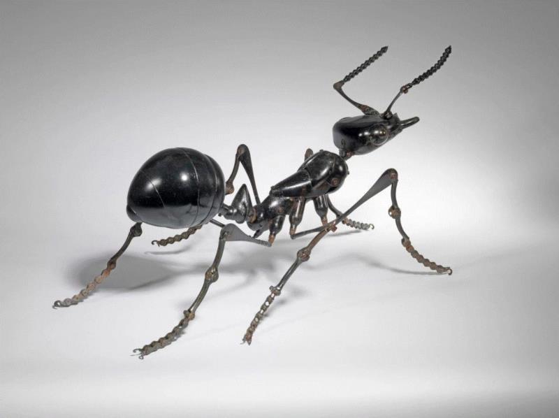 工艺丨从废旧的金属零件 到优雅的机械生命,零件,工艺,金属,机械,昆虫,上方,右上,法国,Martinet,学生们