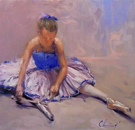 Chuck Larivey 的油画作品,Larivey,油画,上方,绘画,小编