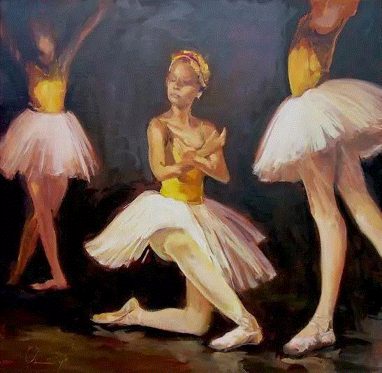 Chuck Larivey 的油画作品,Larivey,油画,上方,绘画,小编