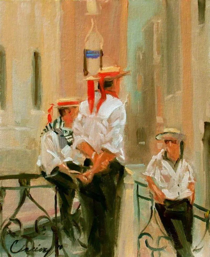 Chuck Larivey 的油画作品,Larivey,油画,上方,绘画,小编