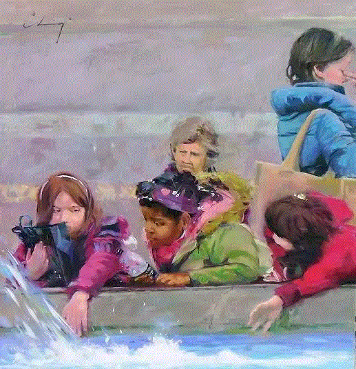 Chuck Larivey 的油画作品,Larivey,油画,上方,绘画,小编