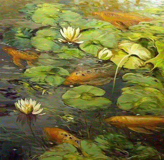 Chuck Larivey 的油画作品,Larivey,油画,上方,绘画,小编