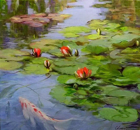 Chuck Larivey 的油画作品,Larivey,油画,上方,绘画,小编