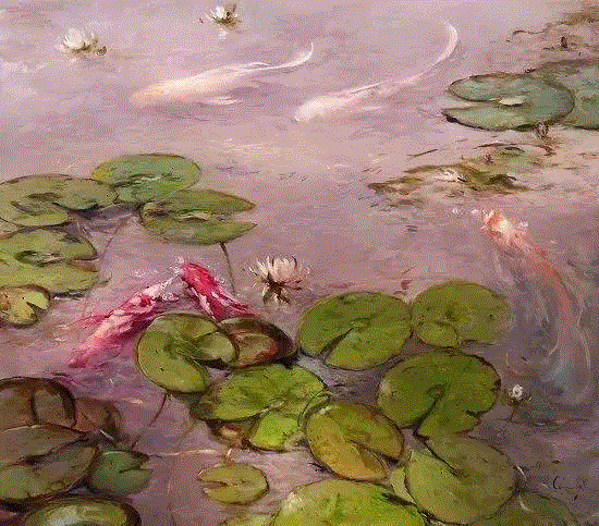 Chuck Larivey 的油画作品,Larivey,油画,上方,绘画,小编