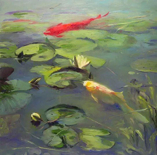 Chuck Larivey 的油画作品,Larivey,油画,上方,绘画,小编