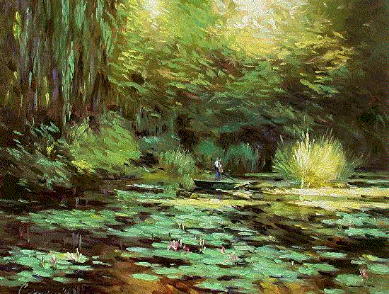 Chuck Larivey 的油画作品,Larivey,油画,上方,绘画,小编