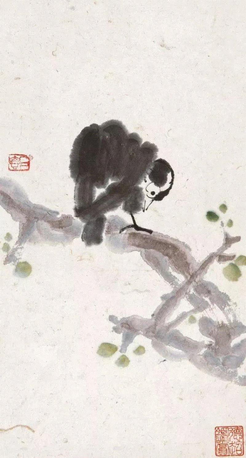 陈子庄花鸟,最具魏晋风神的画家，美术史中被隐逸的大师！,魏晋,风神,美术史,陈子庄,齐白石,成都,黄宾虹,书法,花鸟,山水画