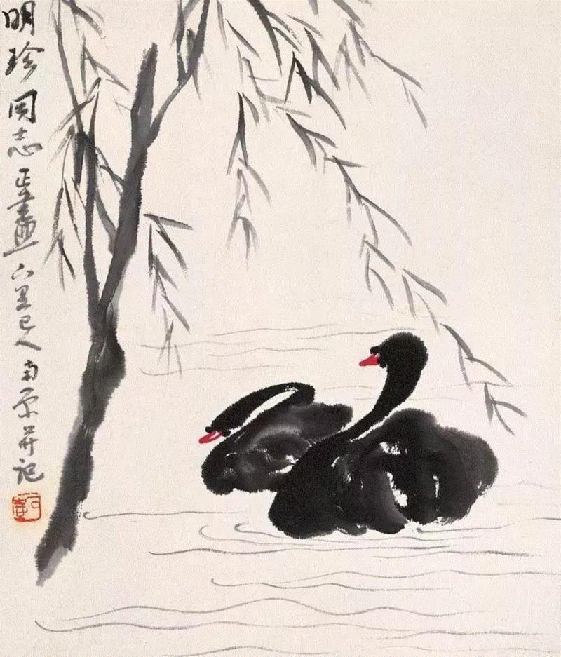 陈子庄花鸟,最具魏晋风神的画家，美术史中被隐逸的大师！,魏晋,风神,美术史,陈子庄,齐白石,成都,黄宾虹,书法,花鸟,山水画