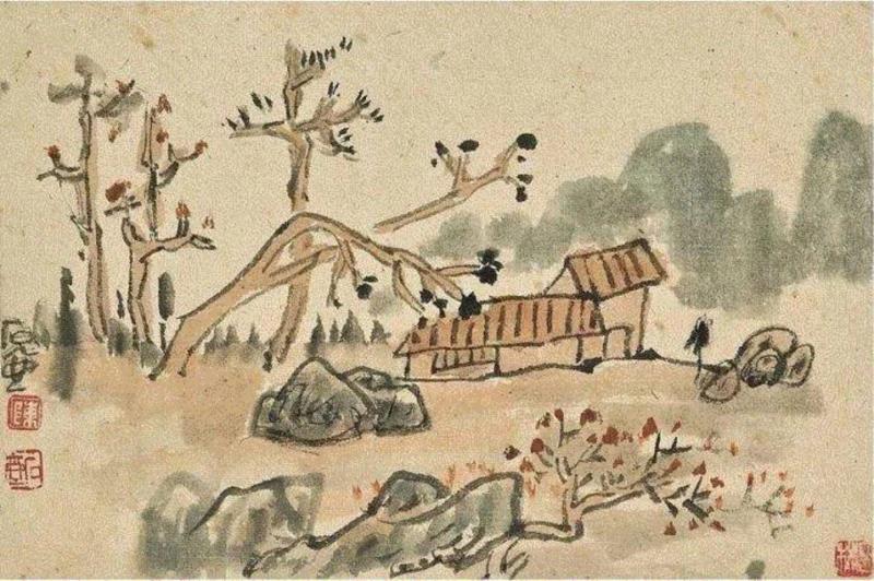 陈子庄 绘画集锦&nbsp;,最具魏晋风神的画家，美术史中被隐逸的大师！,魏晋,风神,美术史,陈子庄,齐白石,成都,黄宾虹,书法,花鸟,山水画