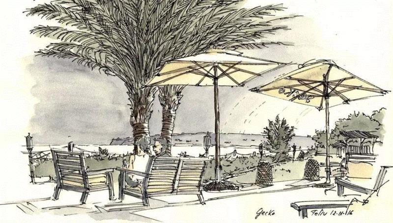 线性速写溜的可以代替相机了,以后出门就带只笔吧!,线性,相机,西班牙,Renom,彩头,关键,陈建龙,彩铅,人物,日本