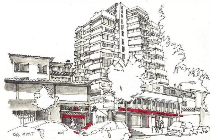 线性速写溜的可以代替相机了,以后出门就带只笔吧!,线性,相机,西班牙,Renom,彩头,关键,陈建龙,彩铅,人物,日本