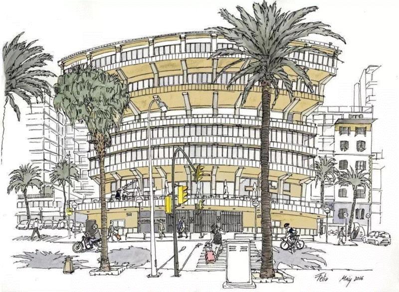 线性速写溜的可以代替相机了,以后出门就带只笔吧!,线性,相机,西班牙,Renom,彩头,关键,陈建龙,彩铅,人物,日本