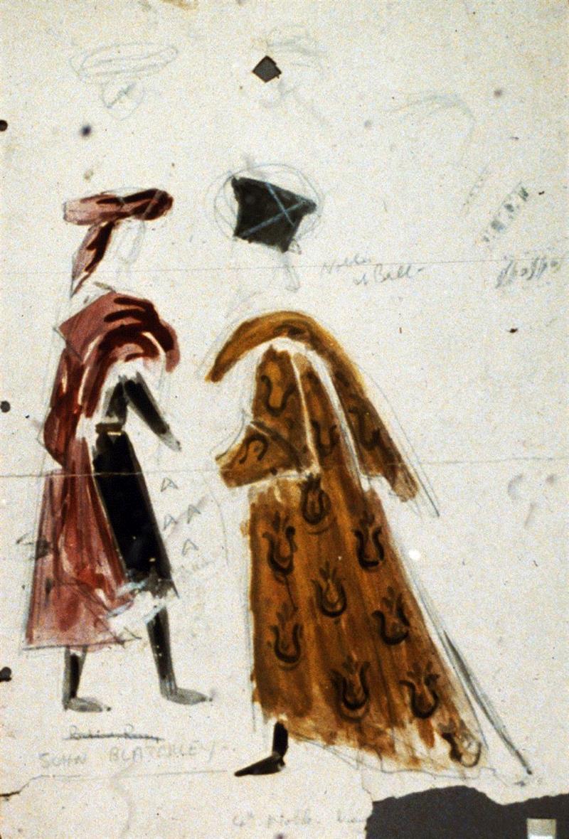 剧汇丨英国皇家莎士比亚剧院《罗密欧与朱丽叶》设计手稿集,莎士比亚,皇家,剧院,罗密欧与朱丽叶,英国,设计手稿集,男女,版本,手稿,悲剧