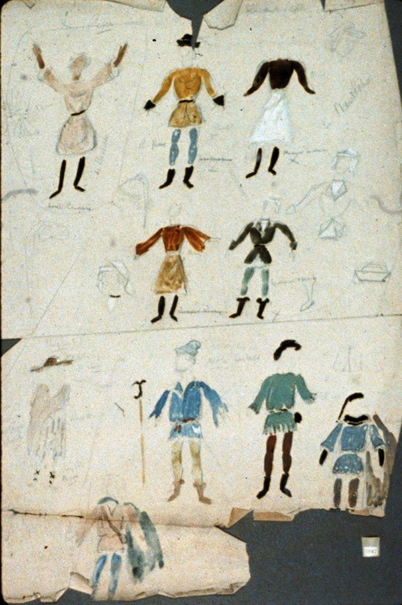 剧汇丨英国皇家莎士比亚剧院《罗密欧与朱丽叶》设计手稿集,莎士比亚,皇家,剧院,罗密欧与朱丽叶,英国,设计手稿集,男女,版本,手稿,悲剧