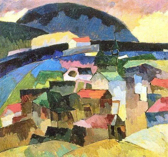 绘画丨俄罗斯立体主义大师连图洛夫作品赏析,俄罗斯,立体主义,绘画,连图洛夫,Lentulov,莫斯科,小组,法国,戏剧,洛夫