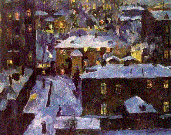 绘画丨俄罗斯立体主义大师连图洛夫作品赏析,俄罗斯,立体主义,绘画,连图洛夫,Lentulov,莫斯科,小组,法国,戏剧,洛夫