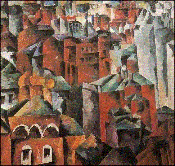 绘画丨俄罗斯立体主义大师连图洛夫作品赏析,俄罗斯,立体主义,绘画,连图洛夫,Lentulov,莫斯科,小组,法国,戏剧,洛夫