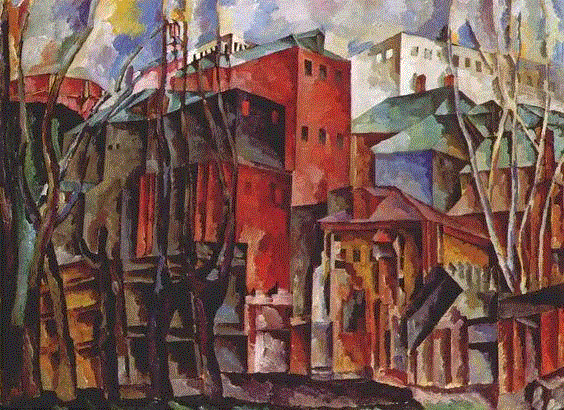 绘画丨俄罗斯立体主义大师连图洛夫作品赏析,俄罗斯,立体主义,绘画,连图洛夫,Lentulov,莫斯科,小组,法国,戏剧,洛夫