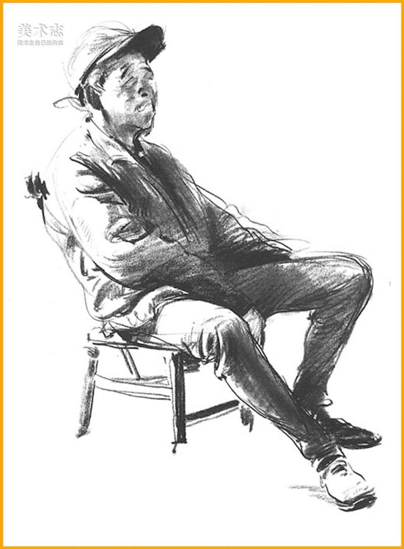 黑白灰!速写的生命!,黑白灰,重色,节奏,调子,线描,裤子,颜色,形体,分数,人物