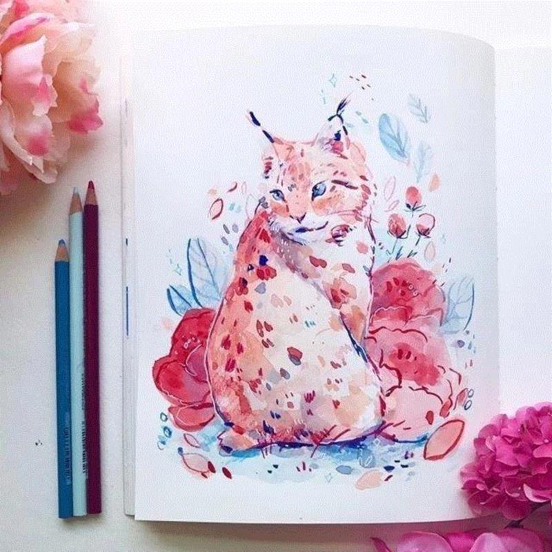 水彩的颜色真的美!,水彩,颜色,彩头,关键,陈建龙,彩铅,人物,日本,罐子,Leigh